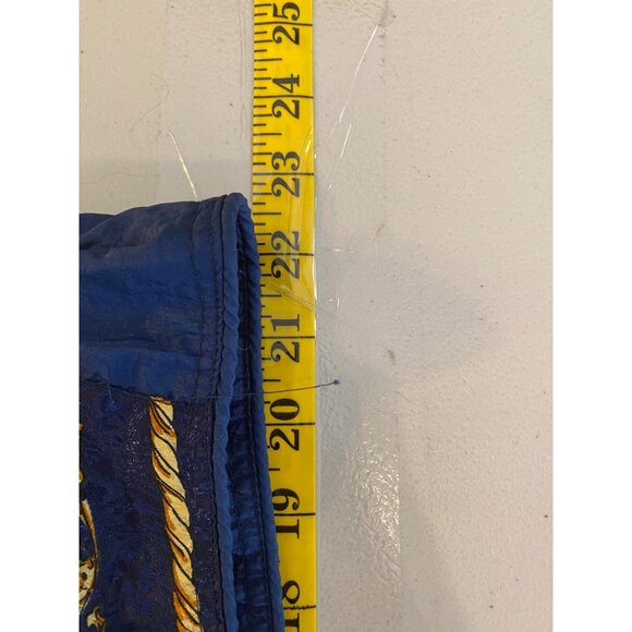 Sport By Carolina Colours Embroidered Jacket Blue Gold Drawstring Large - Picture 8 of 9